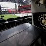 Un'immagine del Mercedes-Benz Stadium in Atlanta, Georgia, che ospiterà alcune partite del torneo