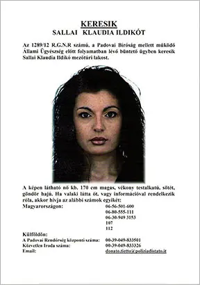 Il mandato di cattura internazionale della moglie