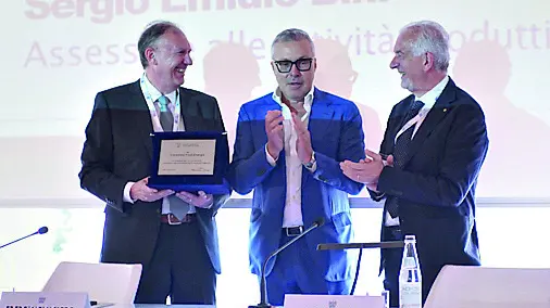 Da sinistra, Marco Bruseschi, Sergio Emidio Bini e Luigino Pozzo