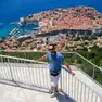Luko Paskojević, residente nel sobborgo di Forte Imperiale, sulle terrazze sopra Ragusa. Foto Jutarnji List