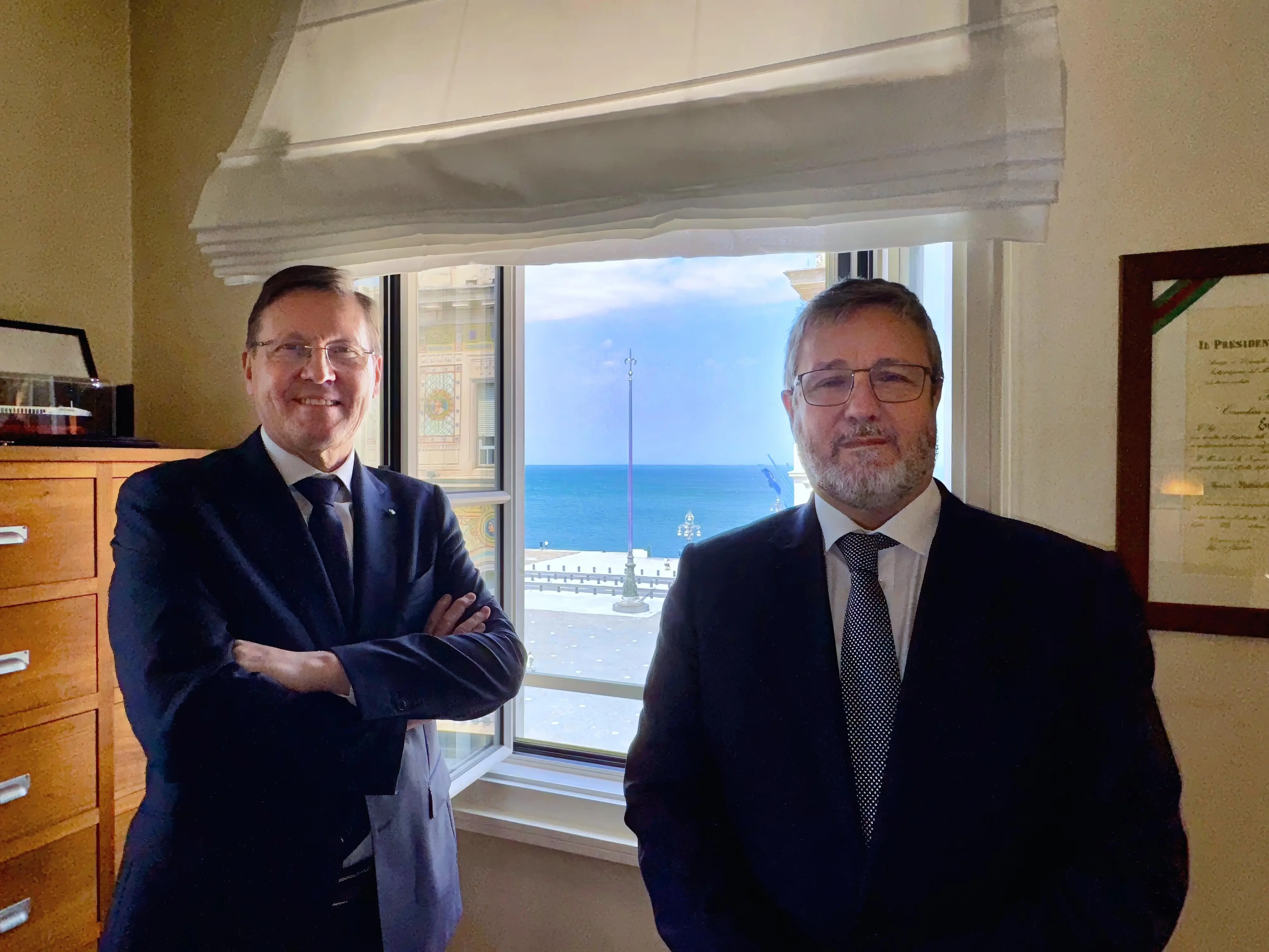 Enrico Samer, presidente e ad di Gruppo Samer, e Alessandro Minon, presidente di Finest
