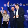 La premier Meloni con i vice Tajani e Salvini