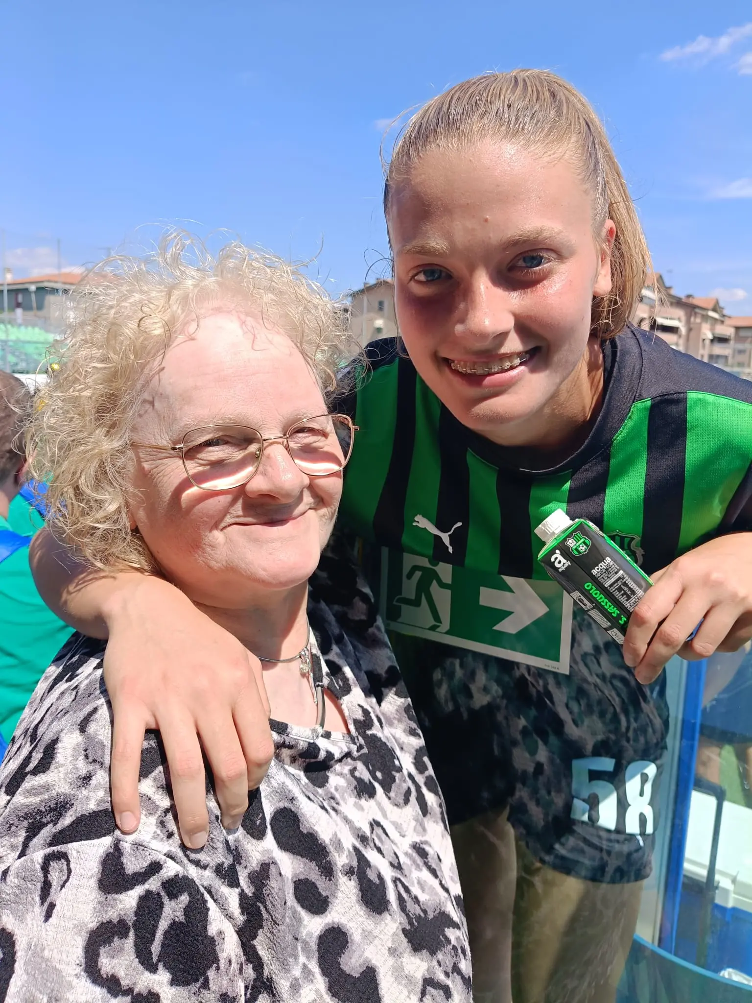 Nonna Rosanna Bolzonello e la nipote Emma Girotto
