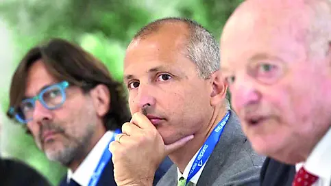 Da destra il presidente Sandro Martina e l’ad Alberto Martina