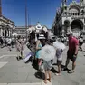 Turisti in Piazza San Marco