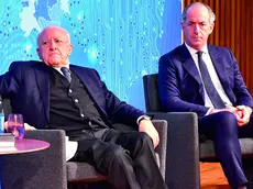 Luca Zaia presidente della regione veneto, con vincenzo de luca