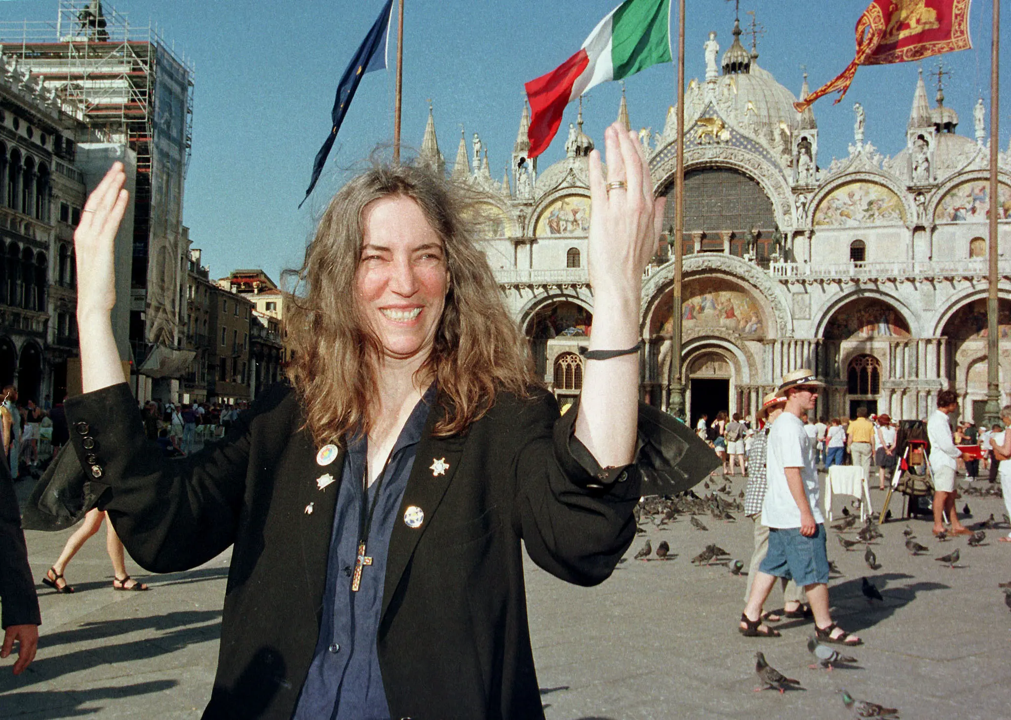 La rock star americana Patti Smith