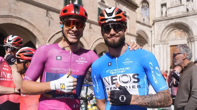 Jonathan Milan e Filippo Ganna