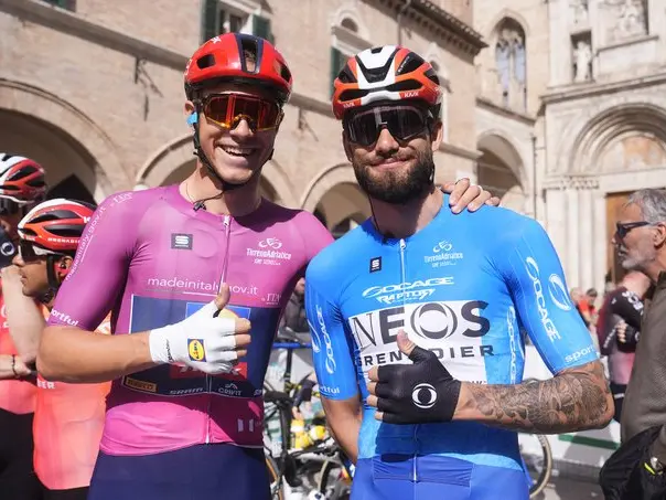Jonathan Milan e Filippo Ganna