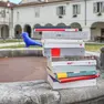 Libri nella cornice di piazza Sant’Antonio (foto Tibaldi)