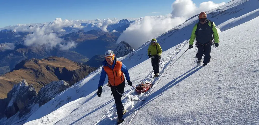 Ricercatori sulla Marmolada