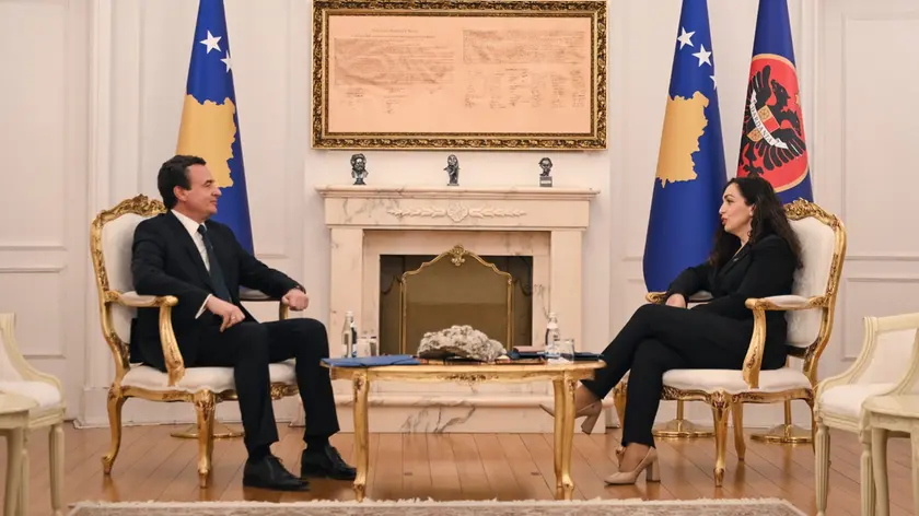 Il premier Kurti e la presidente Osmani