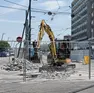 Un cantiere a Padova (foto agenzia Bianchi)