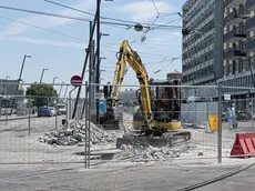 Un cantiere a Padova (foto agenzia Bianchi)