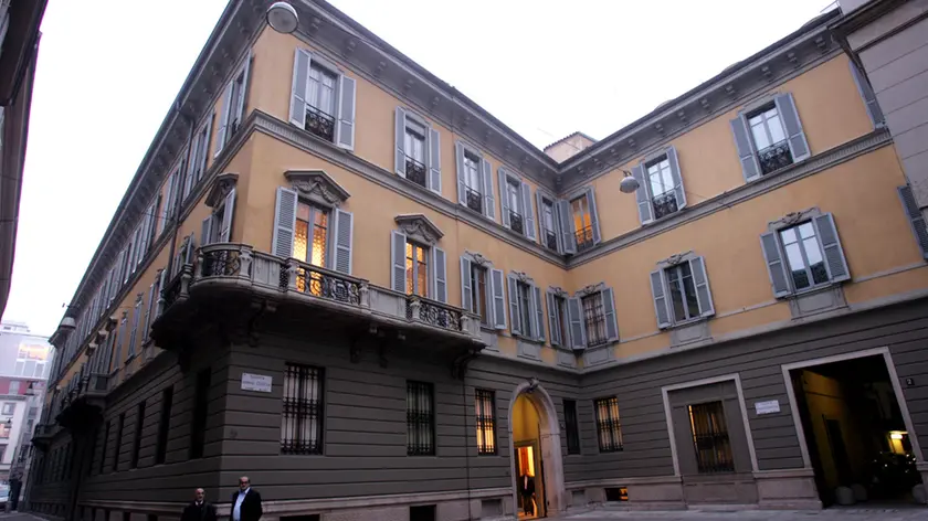 La sede di Mediobanca in Piazzetta Cuccia a Milano