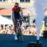 Jonathan Milan, 24anni della Lidl Trek, alla presentazione delle squadre nella Gran Place di Lilla foto petrussi/bettini