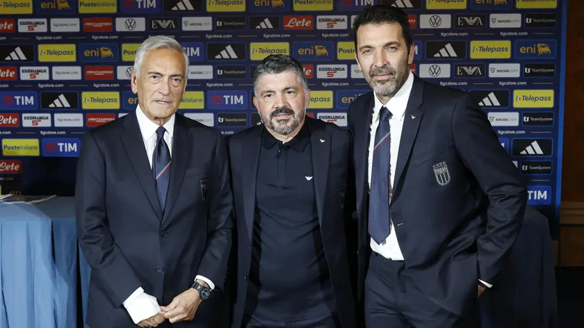 Gravina, Gattuso e Buffon, la nazionale riparte da loro