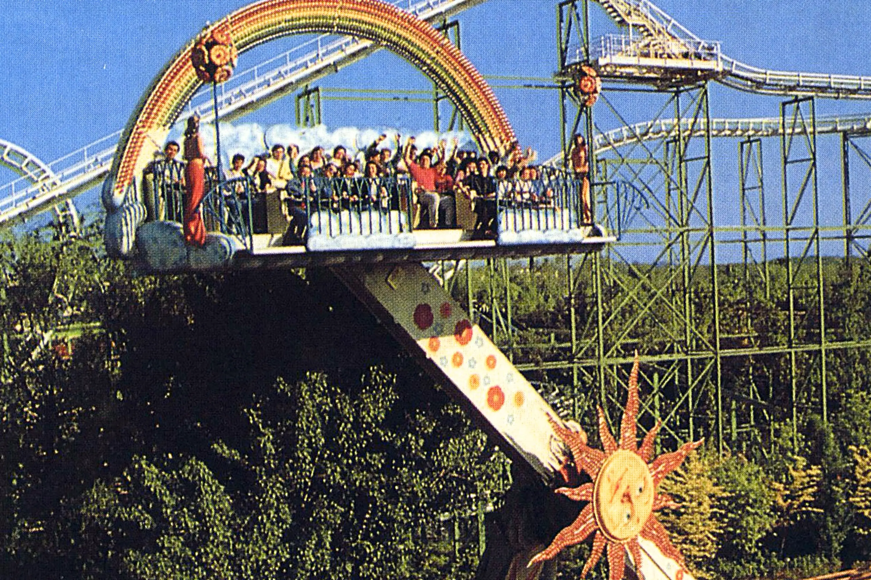 L'attrazione Nuvola nel 1991