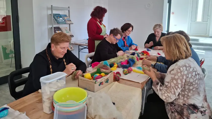 Un laboratorio di artigianato tipico veneziano