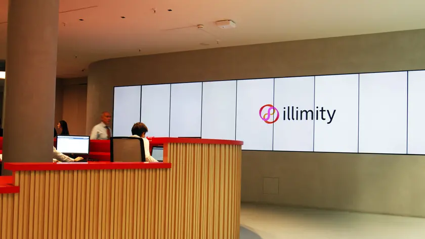 L’ingresso della sede di Illimity Bank a Milano