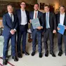 La firma dell'accordo per il finanziamento al gruppo Ligabue
