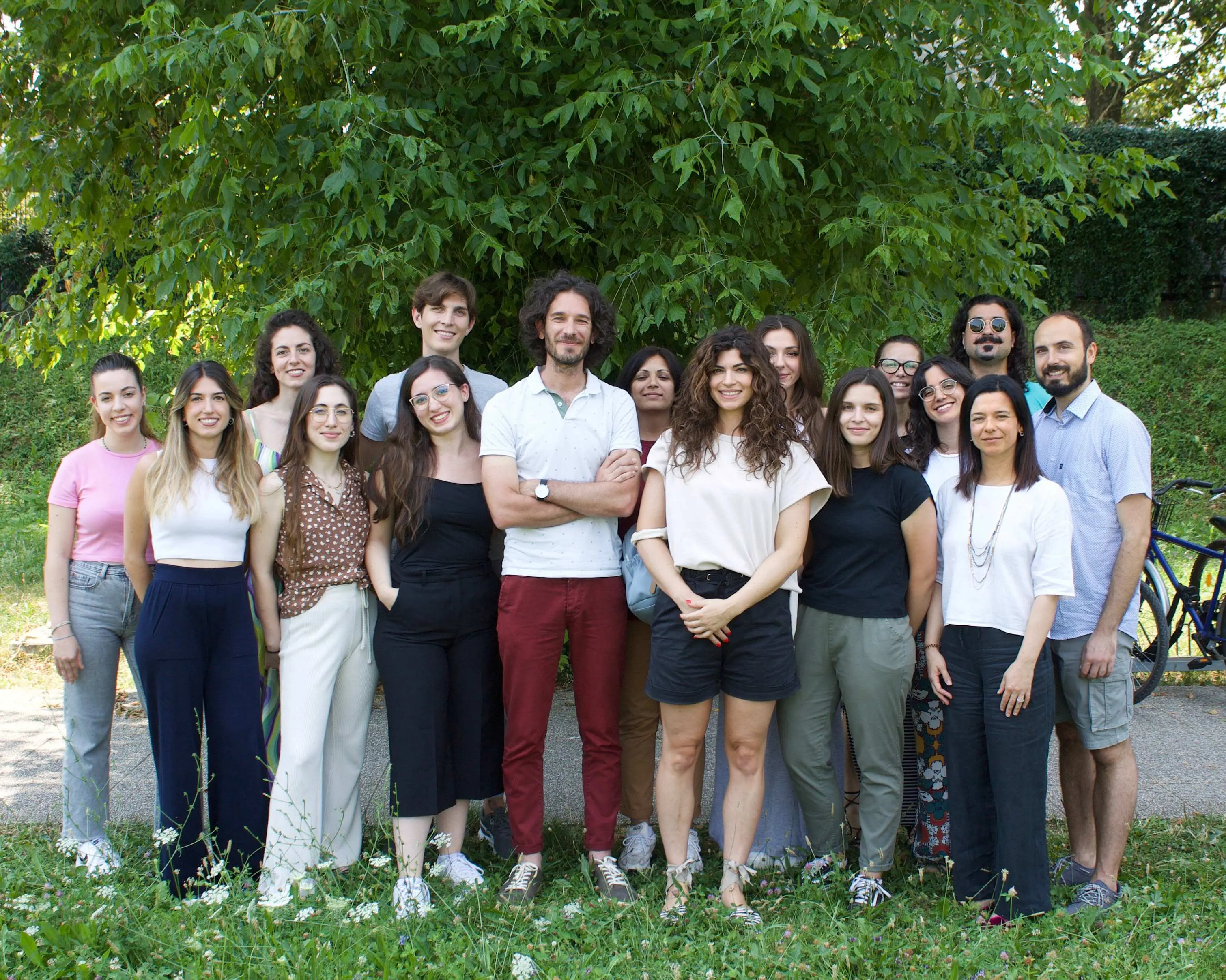 Il team di UNIPD al centro Graziano Martello