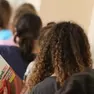 Alcuni studenti impegnati nell'esame di maturità (foto d'archivio)