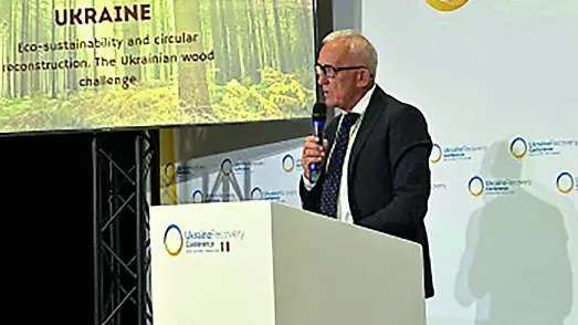Marino De Santa di Legnolandia alla conferenza sull’Ucraina