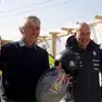 Il ministro Andrea Abodi e il commissario Fabio Massimo Saldini