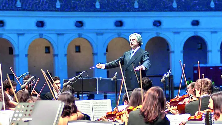 Il concerto dell’Orchestra Cherubini diretto da Riccardo Muti a Villa Manin FOTO Federico Ruggeri