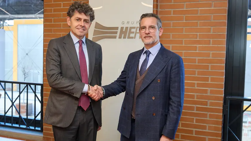 Andrea Ramonda, amministratore delegato di Herambiente-Gruppo Hera, e Davide Favrin, vicepresidente e amministratore delegato del Gruppo Marzotto