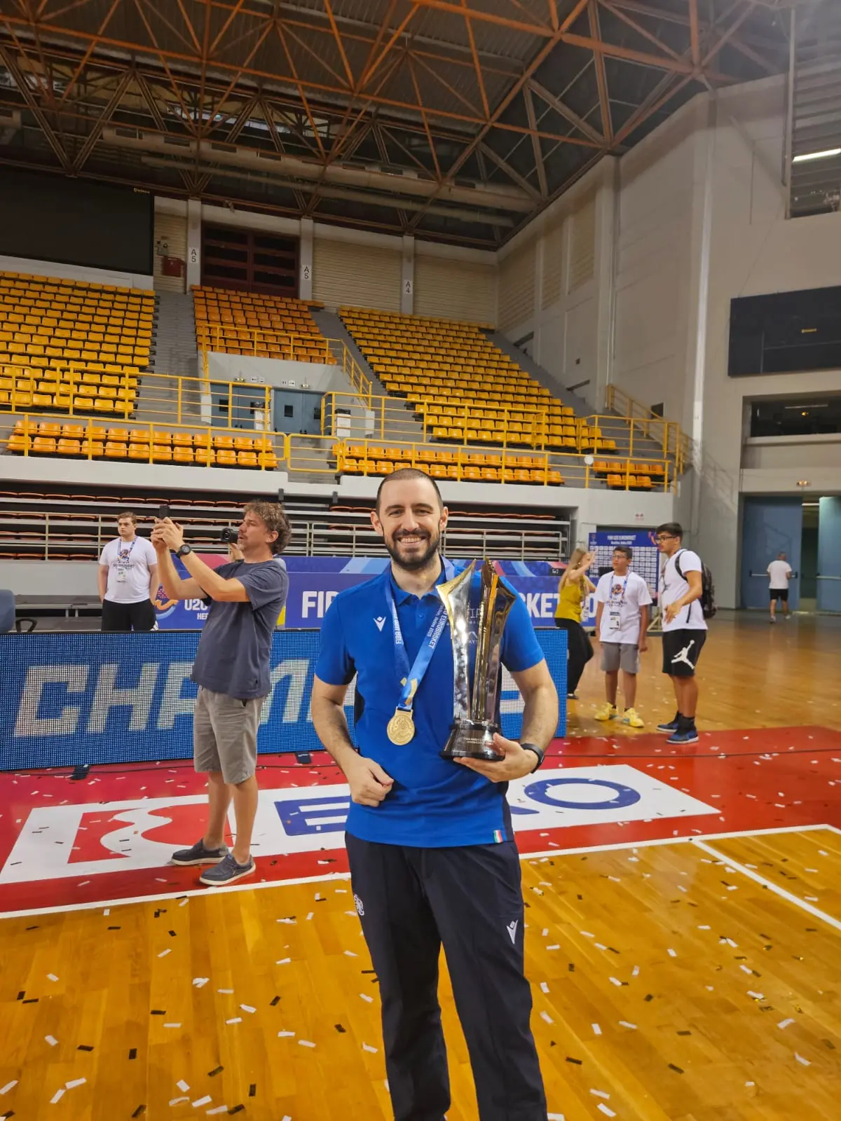 Francesco Nanni, assistente azzurro e tecnico di Trieste