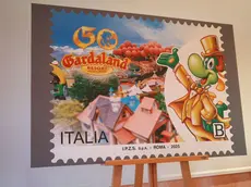 Il francobollo dedicato a Gardaland