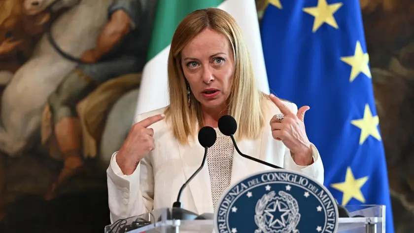 La premier Giorgia Meloni