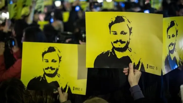 Una manifestazione per Giulio Regeni