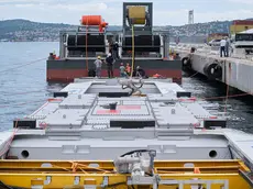 Le operazioni al Molo Settimo del porto di Trieste (Silvano)