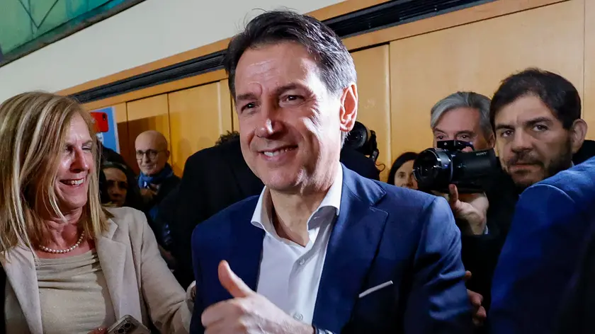 Il leader del M5s Giuseppe Conte
