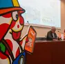 La presentazione con Bini e Panini