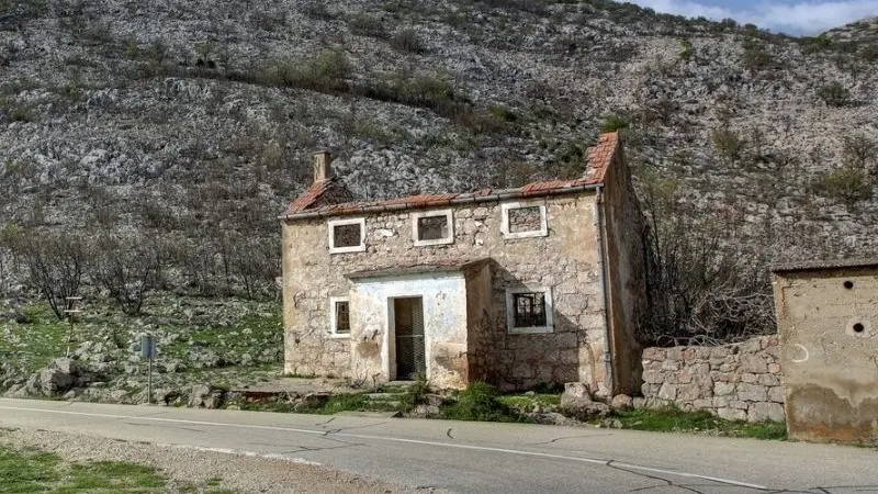 La casa natia di Luka Modrić vicino a Zara, in Croazia