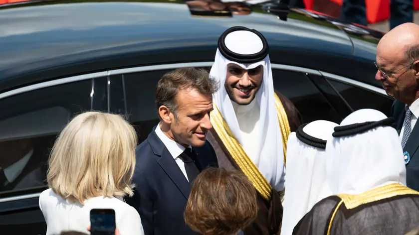 Il Presidente francese Emmanuel Macron