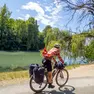 In bici sulla Restera (ph Elisabetta Perrone)