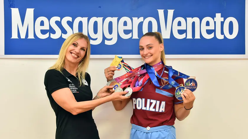 Ad accompagnare la campionessa c'è la mamma-allenatrice Spela