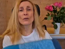 Martina Oppelli nel video registrato in Svizzera