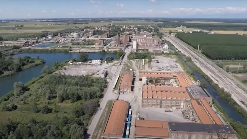 Lo stabilimento dell’azienda a Torviscosa