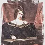 Mary Shelley dipinta da Samuel John Stump