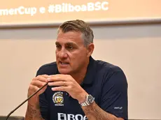 Vieri durante la presentazione della tappa di Lignano della sua Bobo Summer Cup