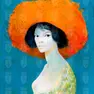 Leonor Fini, Autoritratto-Dama dal cappello rosso (1968), Museo Revoltella, Trieste