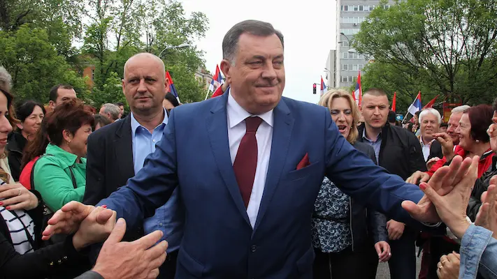 Il presidente della Republika Srpska Milorad Dodik
