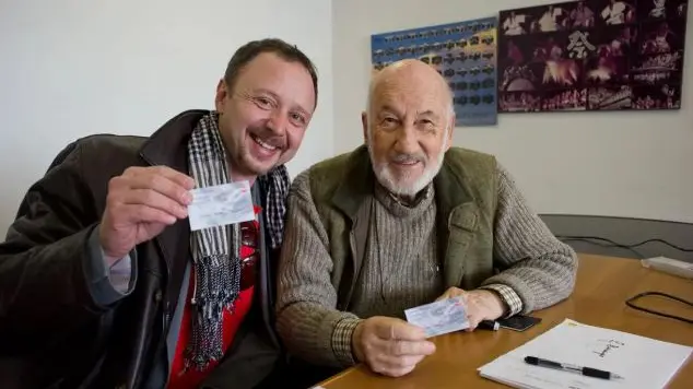Marc De Tollenaere con Gianni Berengo Gardin