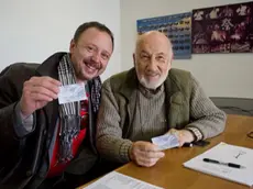 Marc De Tollenaere con Gianni Berengo Gardin